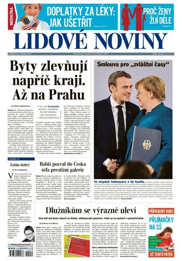 Obálka e-magazínu Lidové noviny 23.1.2019