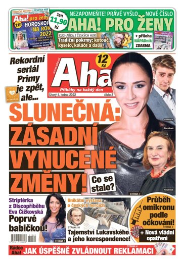 Obálka e-magazínu AHA! 4.1.2022