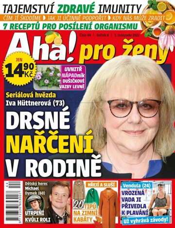 Obálka e-magazínu AHA! pro ženy 44/2022