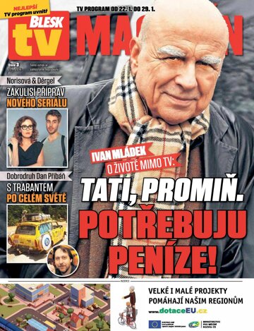 Obálka e-magazínu Blesk Tv magazín - 22.1.2016