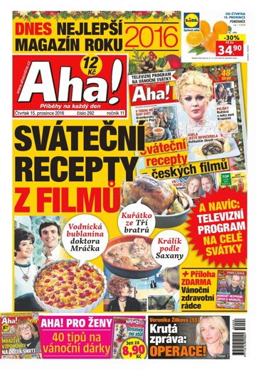 Obálka e-magazínu AHA! 15.12.2016