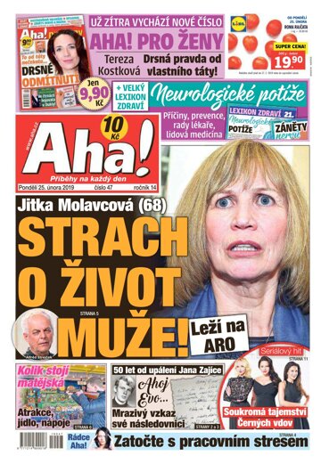 Obálka e-magazínu AHA! 25.2.2019