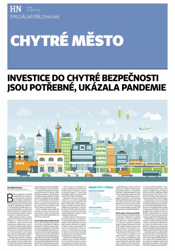 Obálka e-magazínu Hospodářské noviny - příloha 160 - 19.8.2020 Chytré město