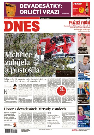 Obálka e-magazínu MF Dnes 31.1.2022