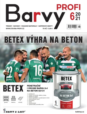 Obálka e-magazínu BARVY Profi 6/2021