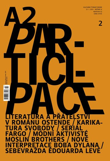 Obálka e-magazínu A2 kulturní čtrnáctideník 2/2015