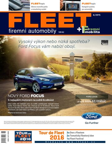 Obálka e-magazínu FLEET firemní automobily 6/2015