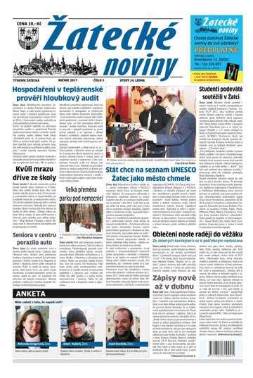 Obálka e-magazínu Žatecké noviny 3/2017