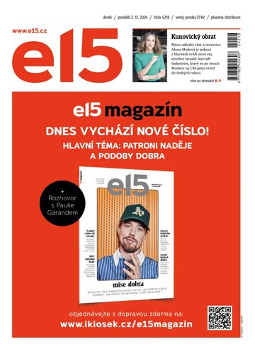 Obálka e-magazínu E15 2.12.2024