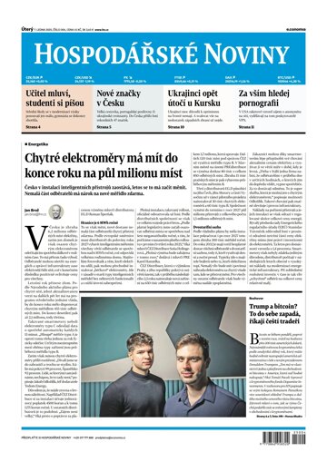 Obálka e-magazínu Hospodářské noviny 004 - 7.1.2025