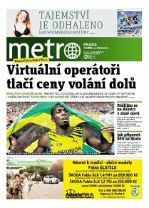 Obálka e-magazínu deník METRO 12.8.2013