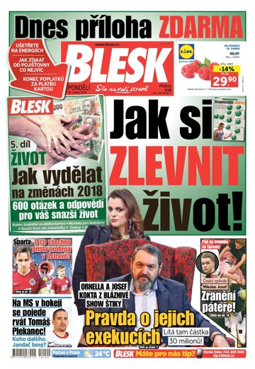 Obálka e-magazínu Blesk 30.4.2018