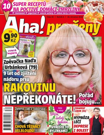 Obálka e-magazínu AHA! pro ženy 30/2018