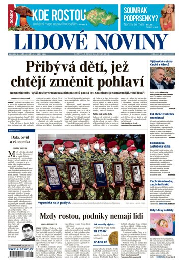 Obálka e-magazínu Lidové noviny 4.9.2021