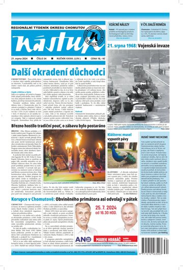 Obálka e-magazínu Nástup 34/24