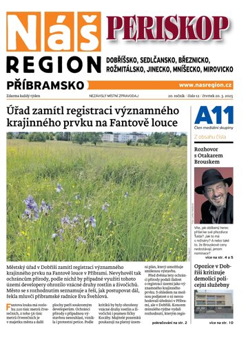 Obálka e-magazínu Náš Region - Příbramsko 12/2025