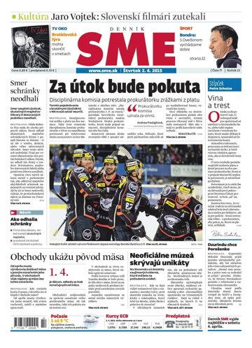 Obálka e-magazínu SME 2.4.2015