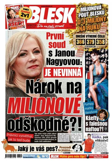 Obálka e-magazínu Blesk 30.5.2015