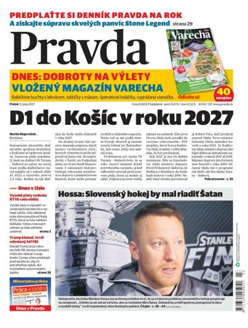 Obálka e-magazínu Pravda 9.6.2017