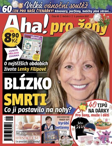 Obálka e-magazínu AHA! pro ženy 5.12.2017