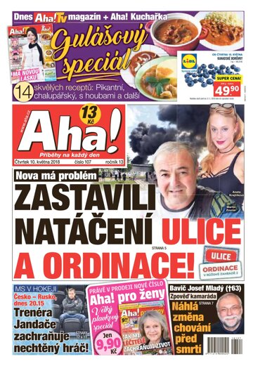 Obálka e-magazínu AHA! 10.5.2018