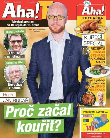 Obálka e-magazínu AHA! Tv - 9.8.2018