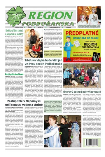 Obálka e-magazínu Region Podbořanska 8/2016