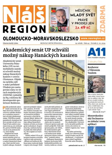 Obálka e-magazínu Náš Region - Olomoucko/Moravskoslezsko 42/2024