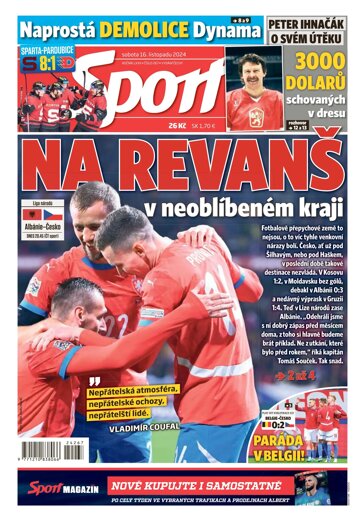 Obálka e-magazínu Sport 16.11.2024