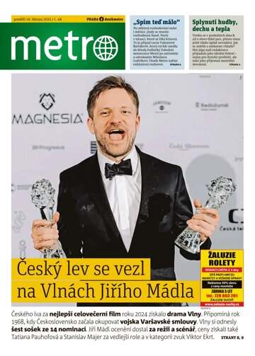 Obálka e-magazínu deník METRO 10.3.2025