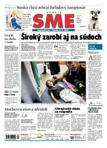 Obálka e-magazínu SME 25.7.2014