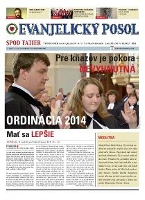 Obálka e-magazínu Evanjelický posol spod Tatier 32/2014