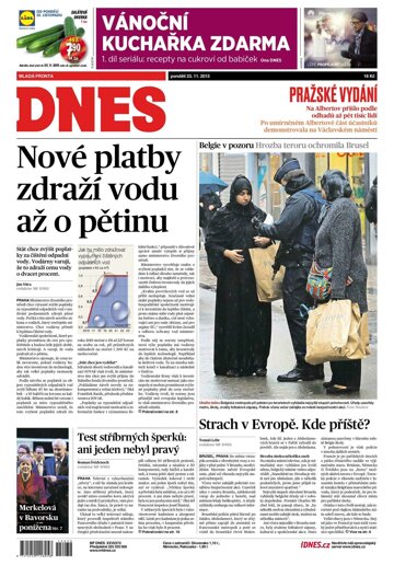 Obálka e-magazínu MF Dnes 23.11.2015