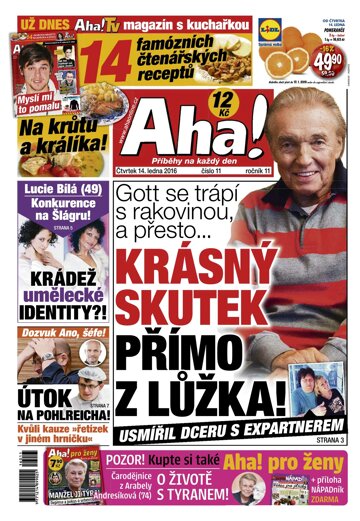 Obálka e-magazínu AHA! 14.1.2016