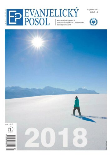 Obálka e-magazínu Evanjelický posol č. 1-2/2018