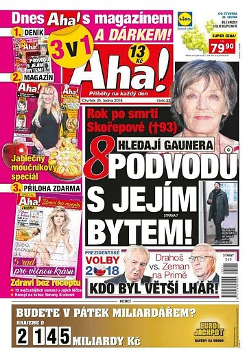 Obálka e-magazínu AHA! 25.1.2018