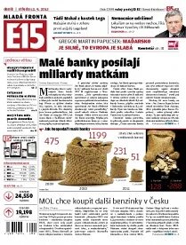 Obálka e-magazínu E15 12.9.2012