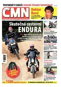 Obálka e-magazínu ČESKÉ MOTOCYKLOVÉ NOVINY 41/2012