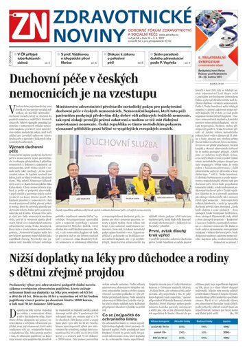 Obálka e-magazínu Ze Zdravotnictví 14/2017