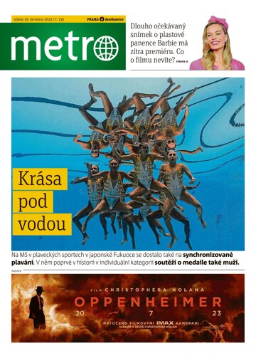 Obálka e-magazínu deník METRO 19.7.2023