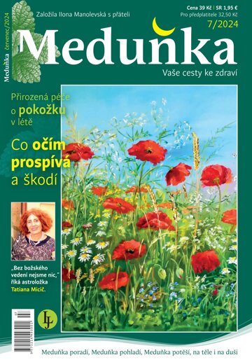 Obálka e-magazínu Meduňka 7/2024