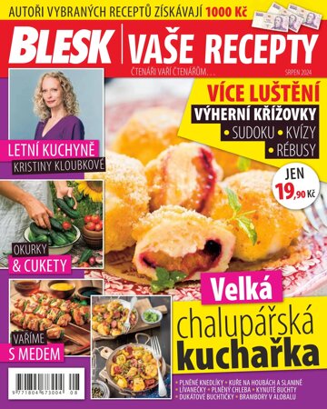 Obálka e-magazínu BLESK VAŠE RECEPTY 8/2024