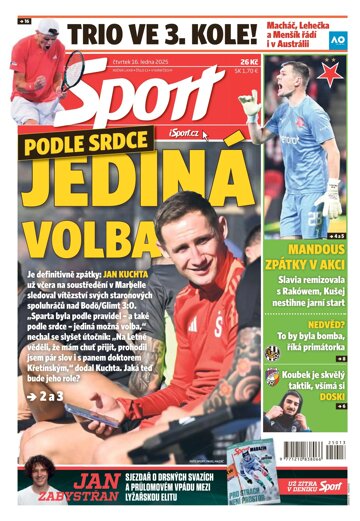 Obálka e-magazínu Sport 16.1.2025