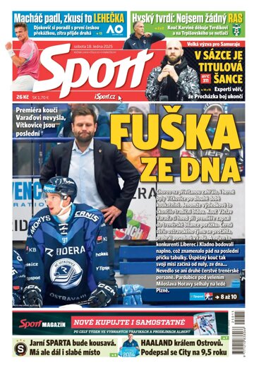 Obálka e-magazínu Sport 18.1.2025