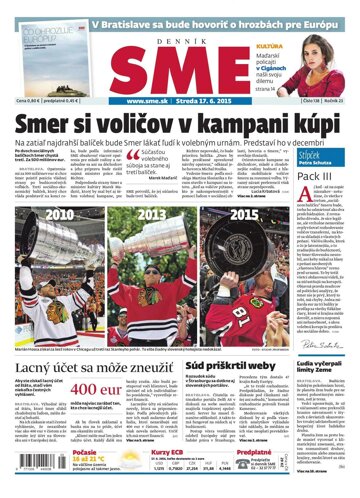 Obálka e-magazínu SME 17.6.2015