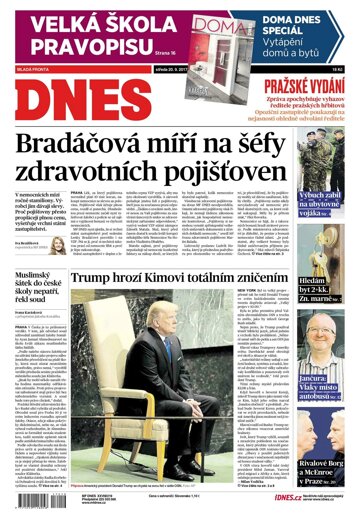 Obálka e-magazínu MF Dnes 20.9.2017