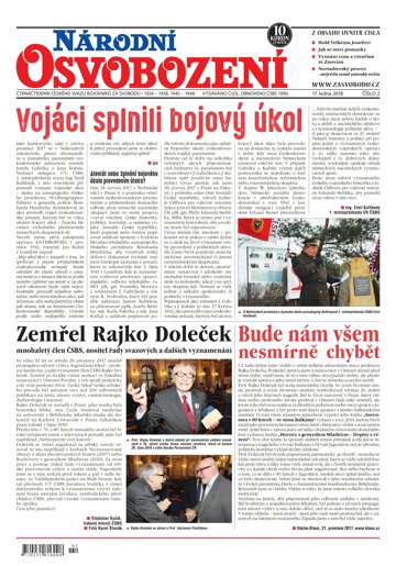 Obálka e-magazínu Národní Osvobození 2/2018