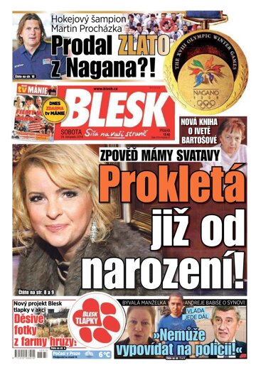 Obálka e-magazínu Blesk 24.11.2018