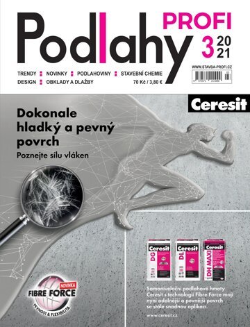 Obálka e-magazínu PODLAHY Profi 3/2021