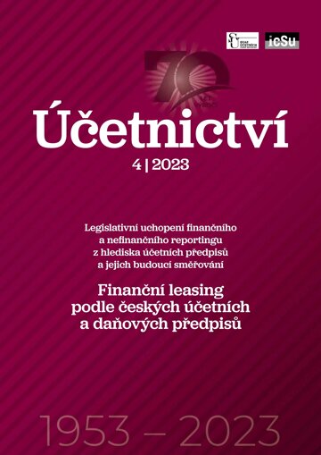 Obálka e-magazínu Účetnictví 4/2023